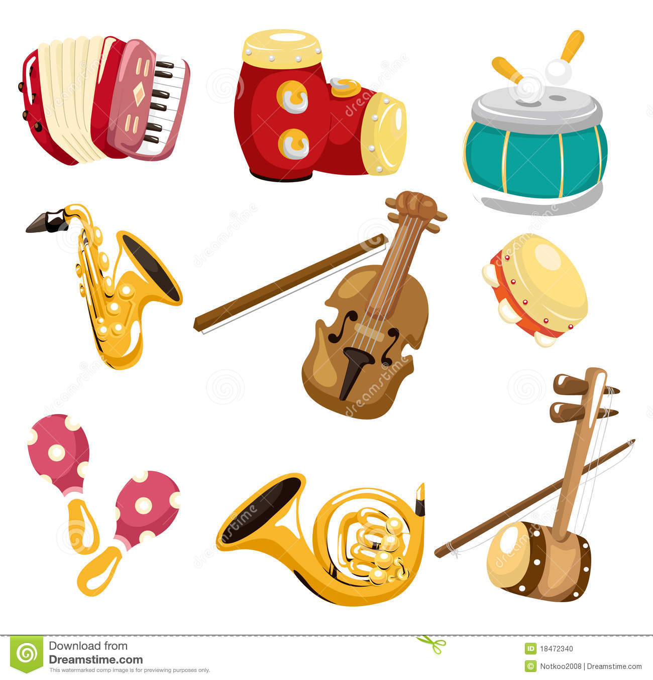 Self playing musical instruments clipart - Clipground