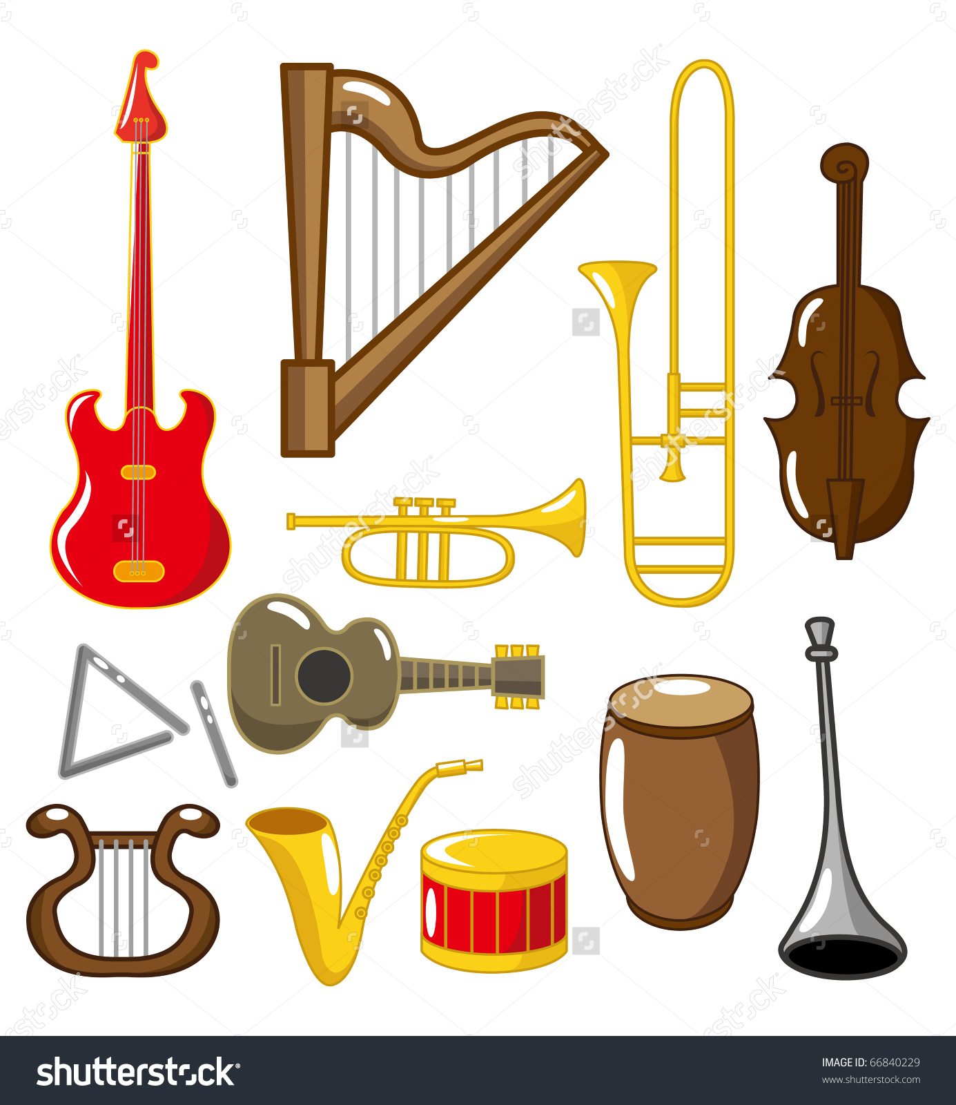 Self playing musical instruments clipart - Clipground