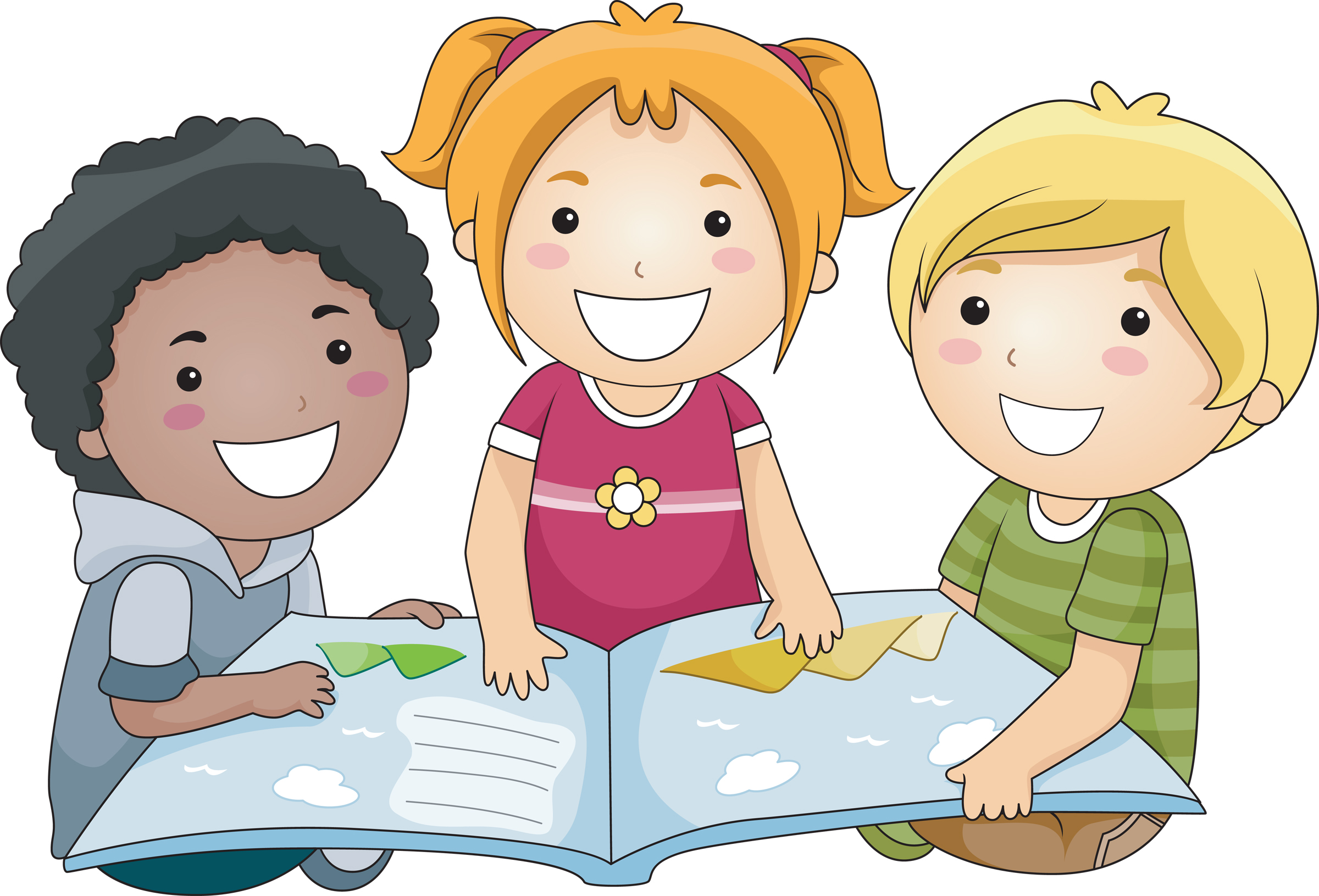 group-of-kids-reading-clipart-clipground