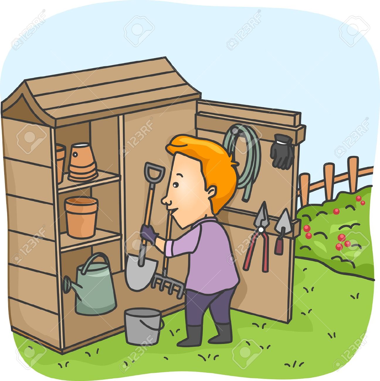 clipart garden shed - photo #30