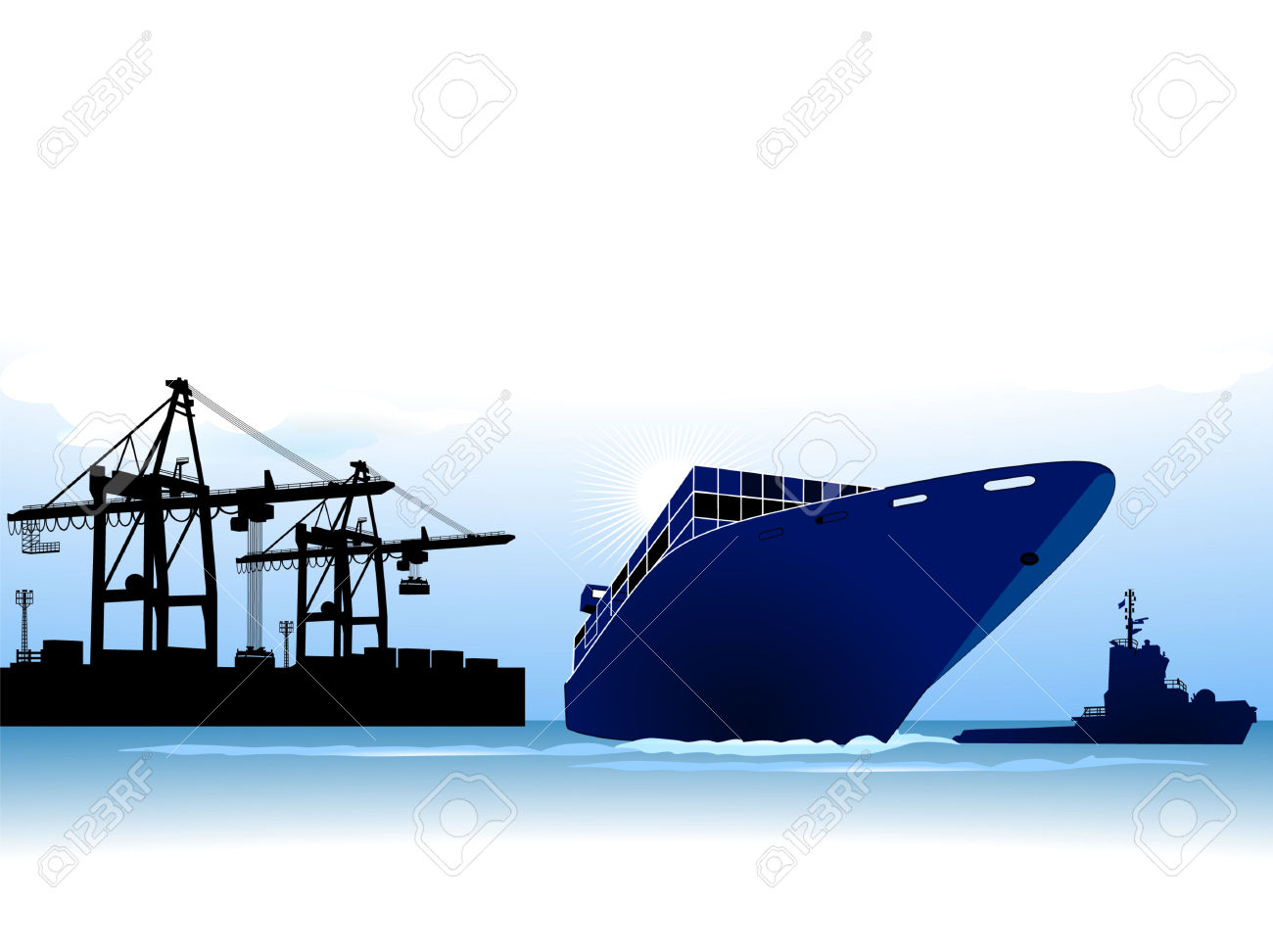 Ship harbor clipart - Clipground