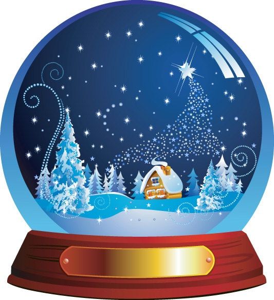 Free snow globe template