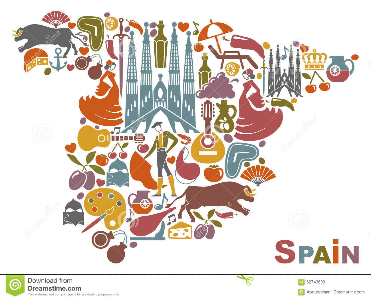 clipart map of spain - photo #22