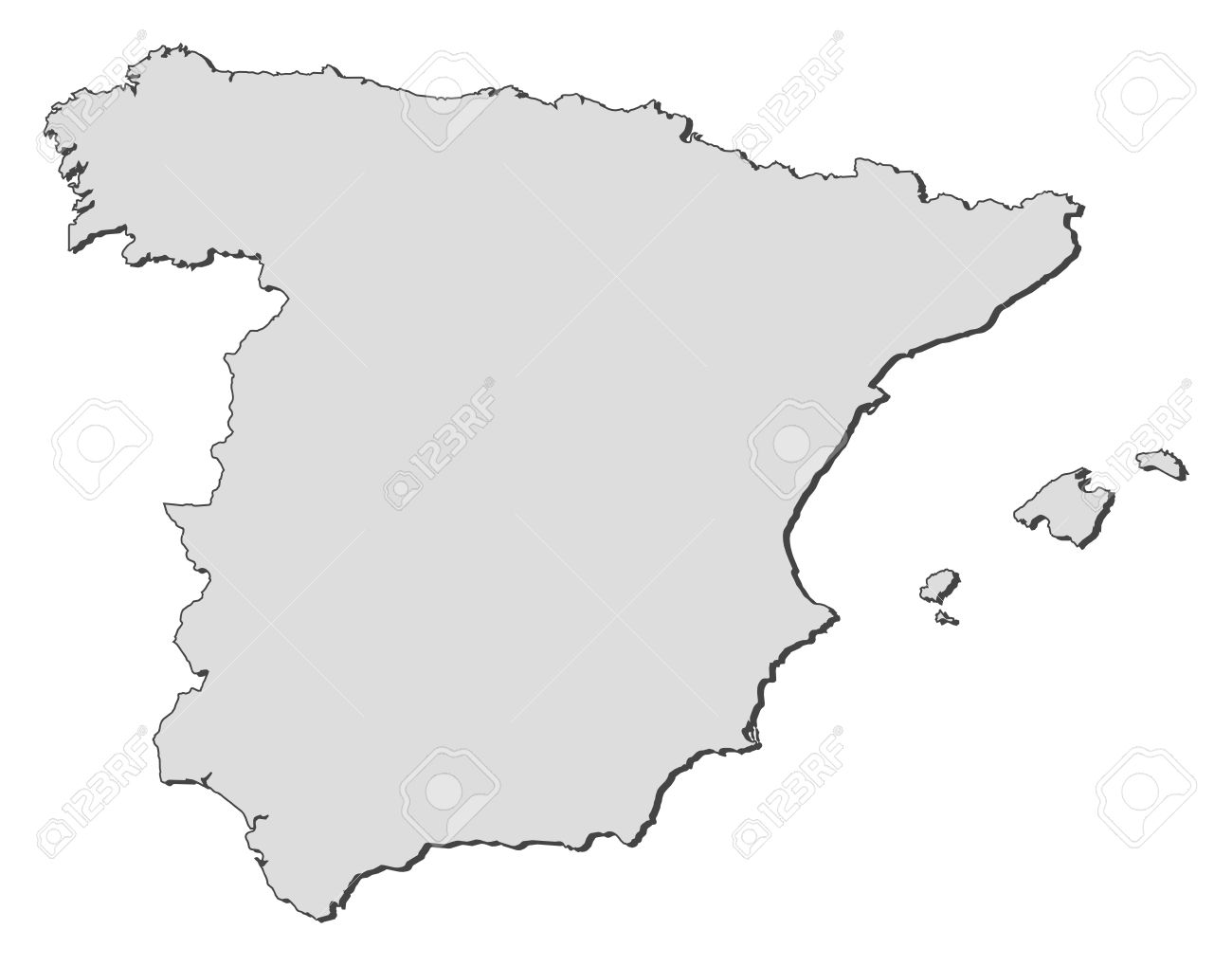 clipart map of spain - photo #25