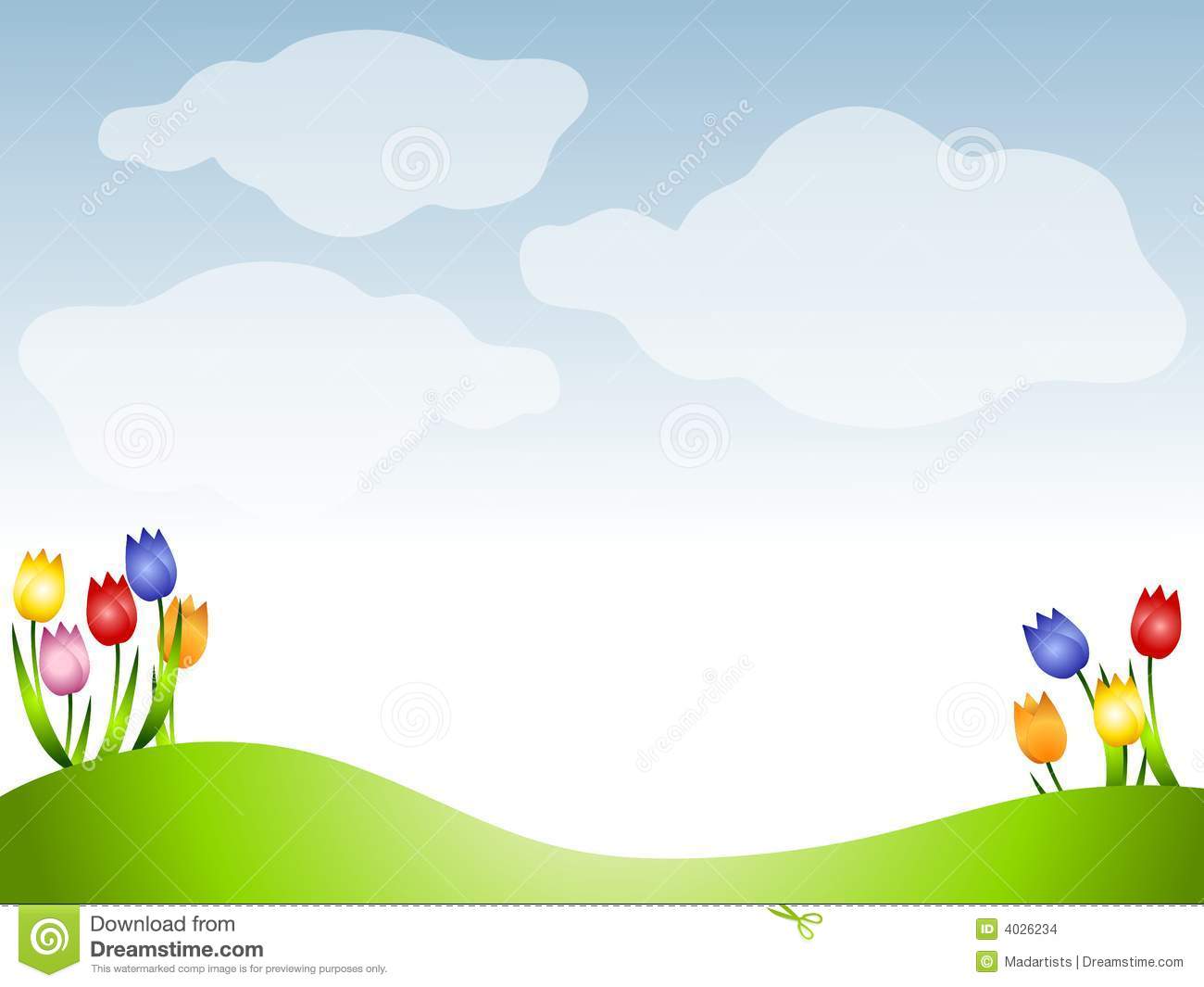 Spring background clipart - Clipground