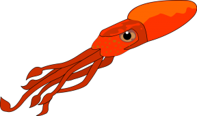 squid open mouth clipart - Clipground