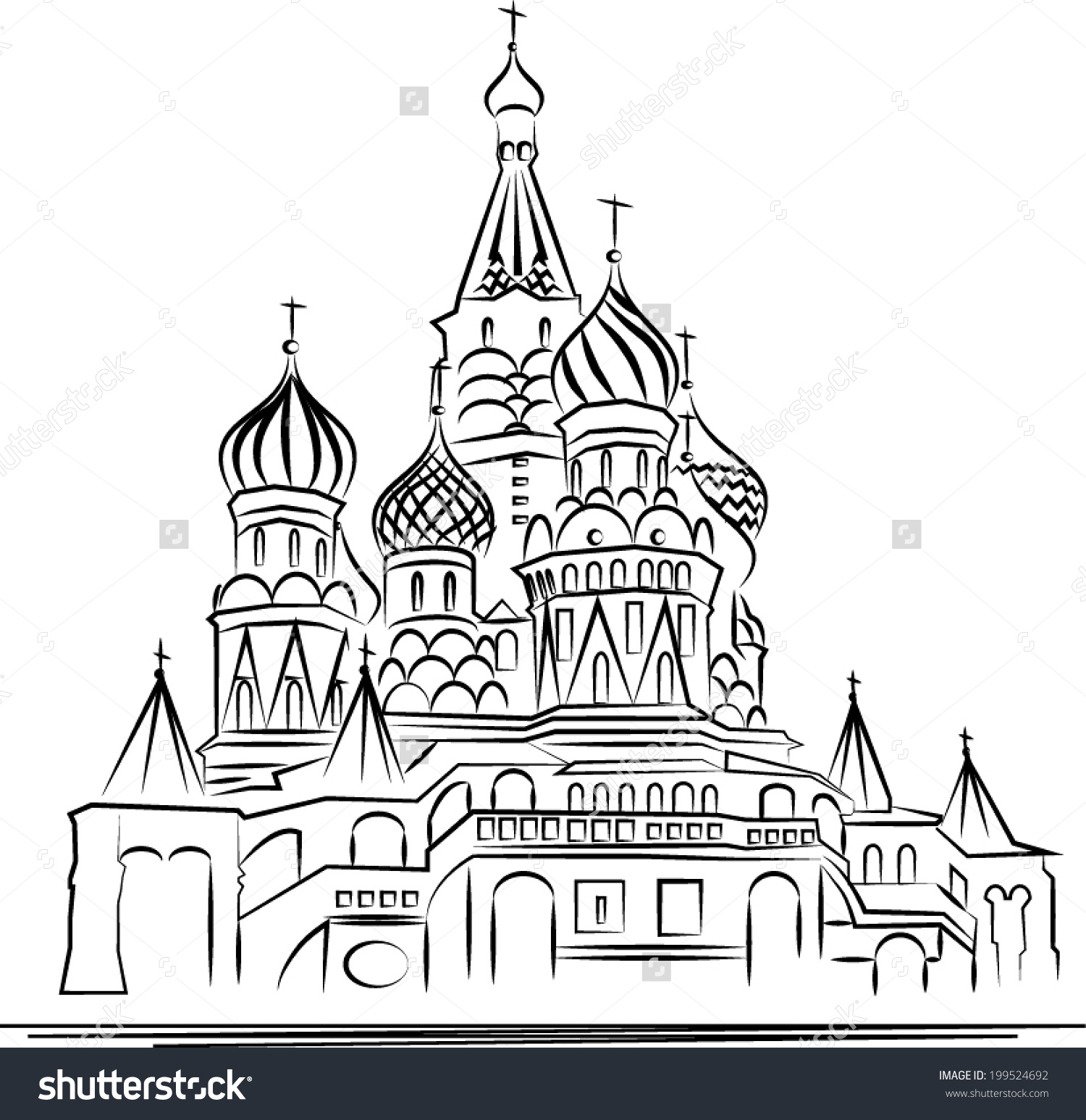 saint basils cathedral coloring pages - photo #24