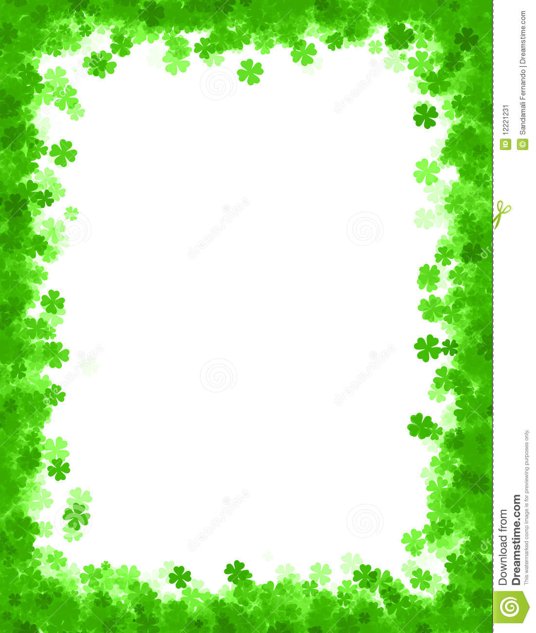 sparklebox st patricks day border