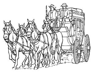 Stage coach clipart - Clipground