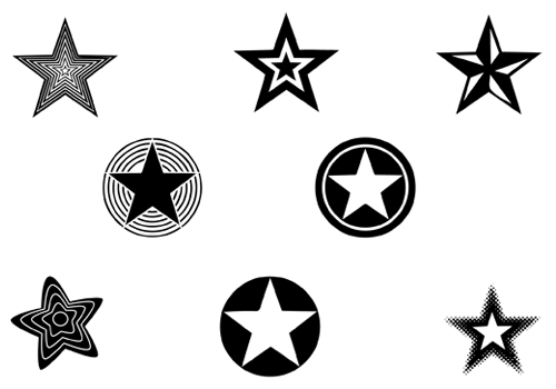 stars clipart silhouette - Clipground