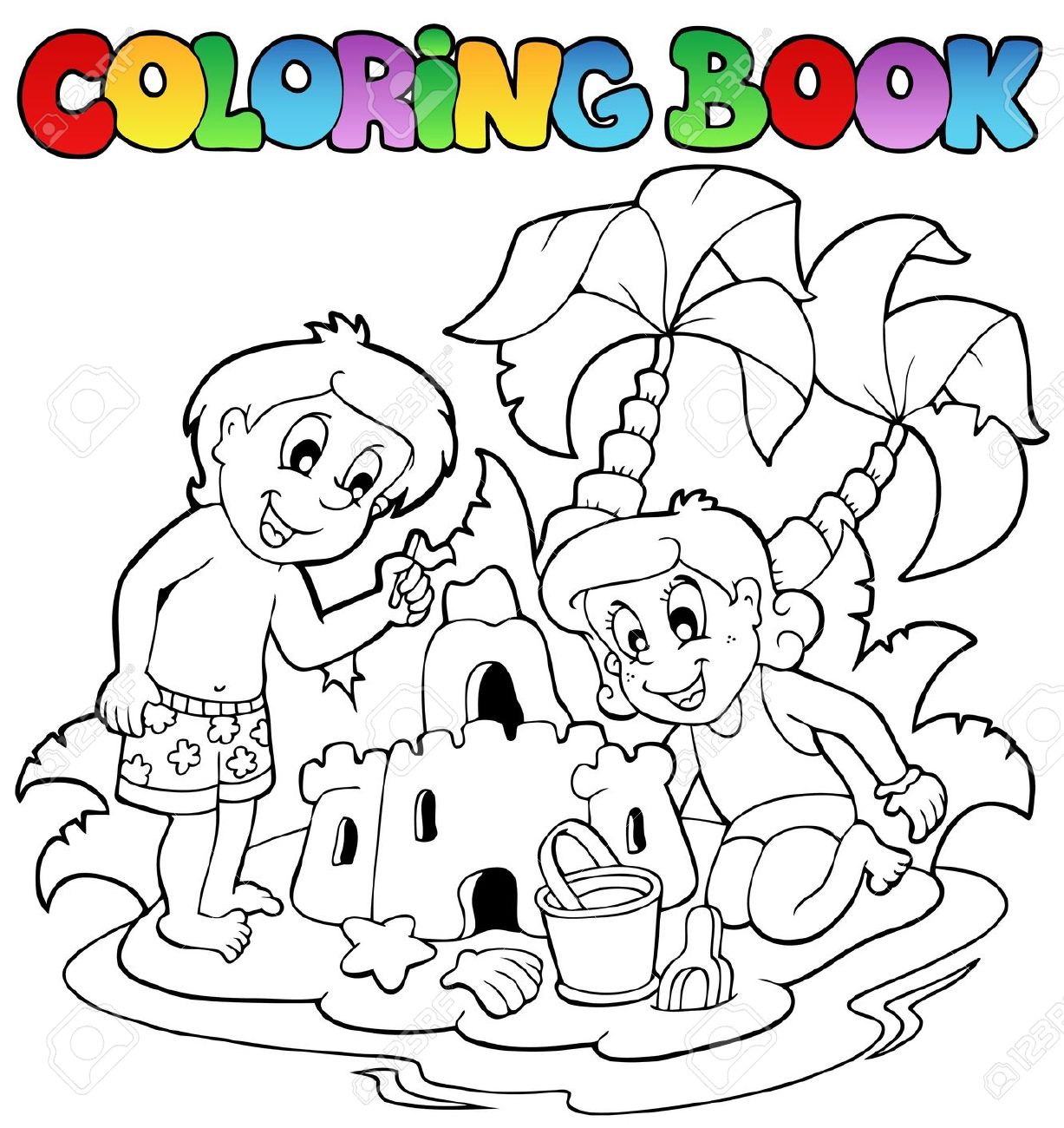 summer clipart to color Clipground