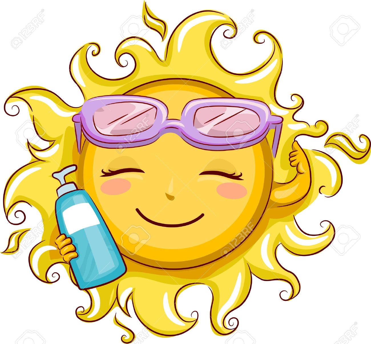 Sunscreen clipart - Clipground
