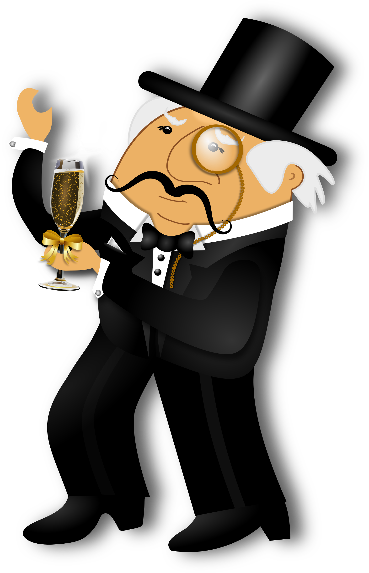distinguished old man clipart - Clipground