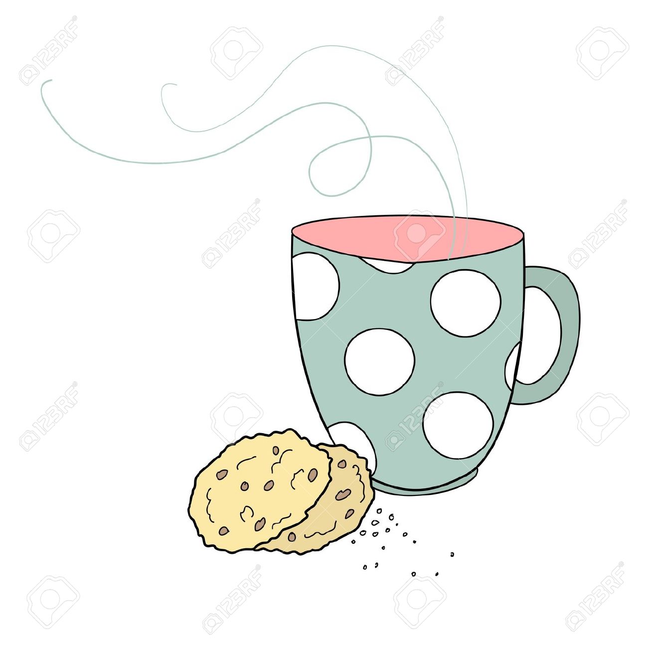 free clipart coffee and cookies - photo #23