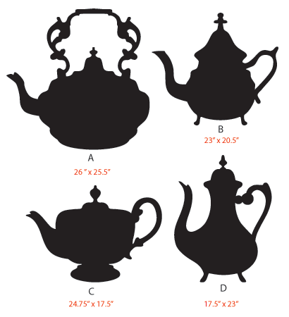 teapot silhouette clipart - Clipground