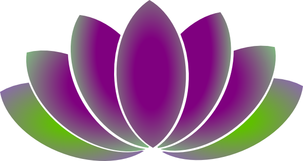 free blue lotus flower clip art - photo #4