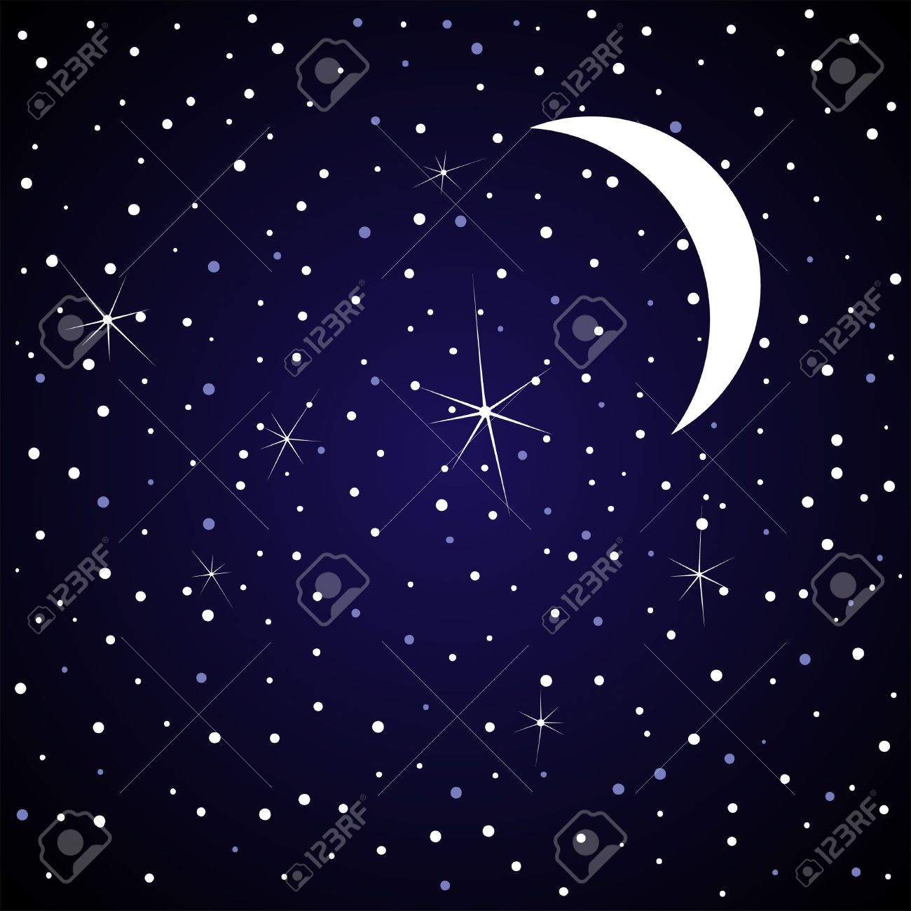 clipart night sky stars - photo #31