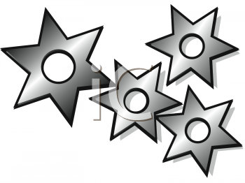 Throwing star clipart - Clipground