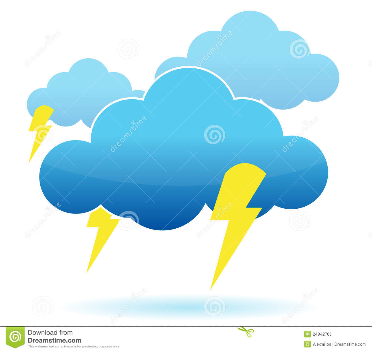 thunder cloud clipart - Clipground