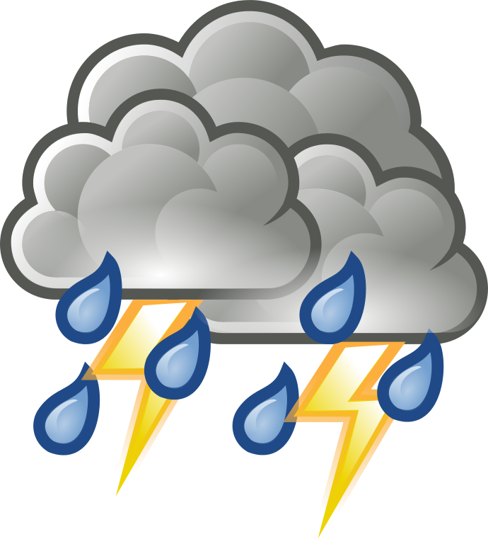 Thunder storm clipart - Clipground