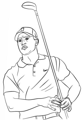 Tiger woods clipart - Clipground