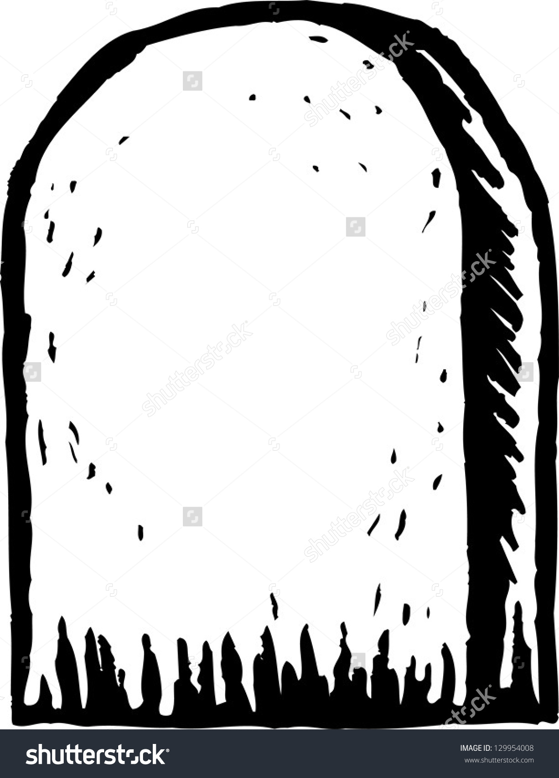 tombstone clipart black and white - Clipground