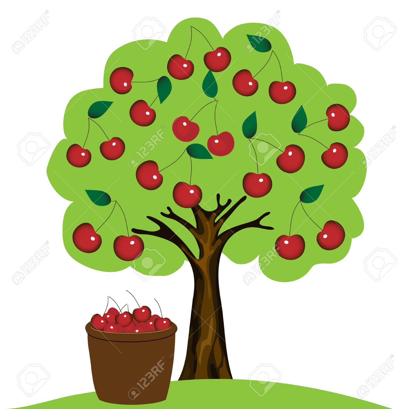 free clipart of fruit trees - photo #18