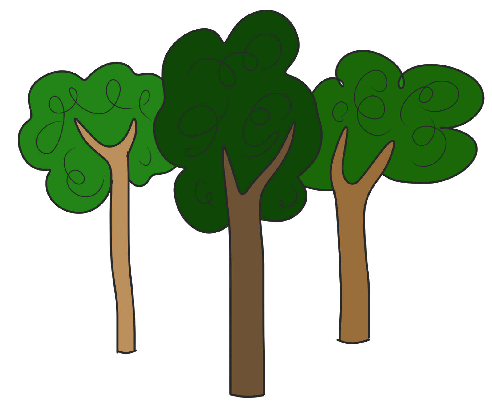 Trees clipart - Clipground