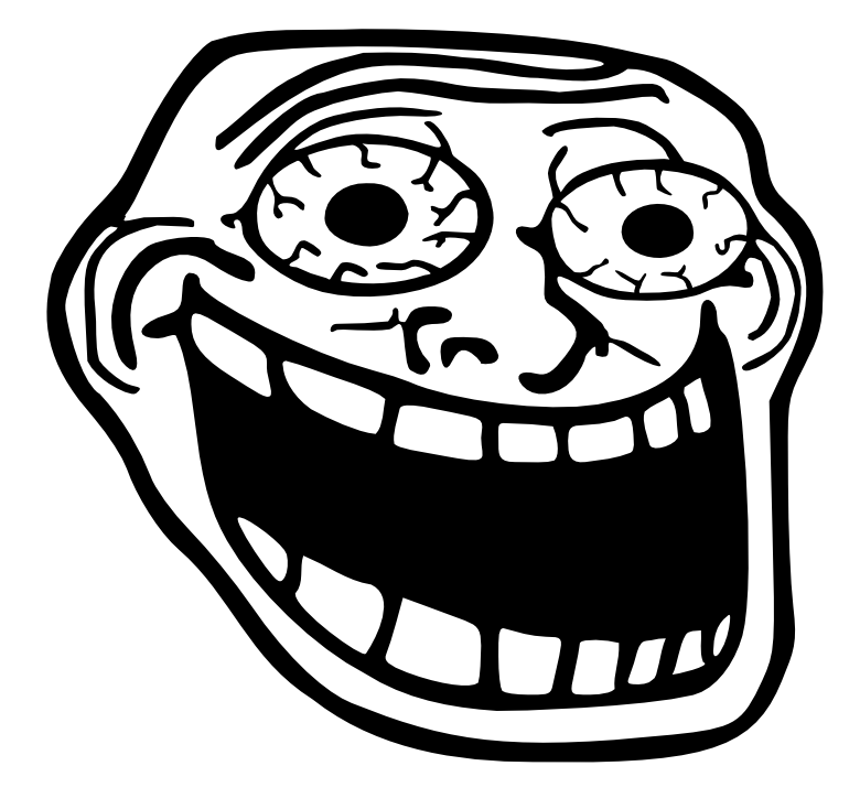 troll face clipart - Clipground