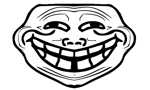 troll face clipart - Clipground