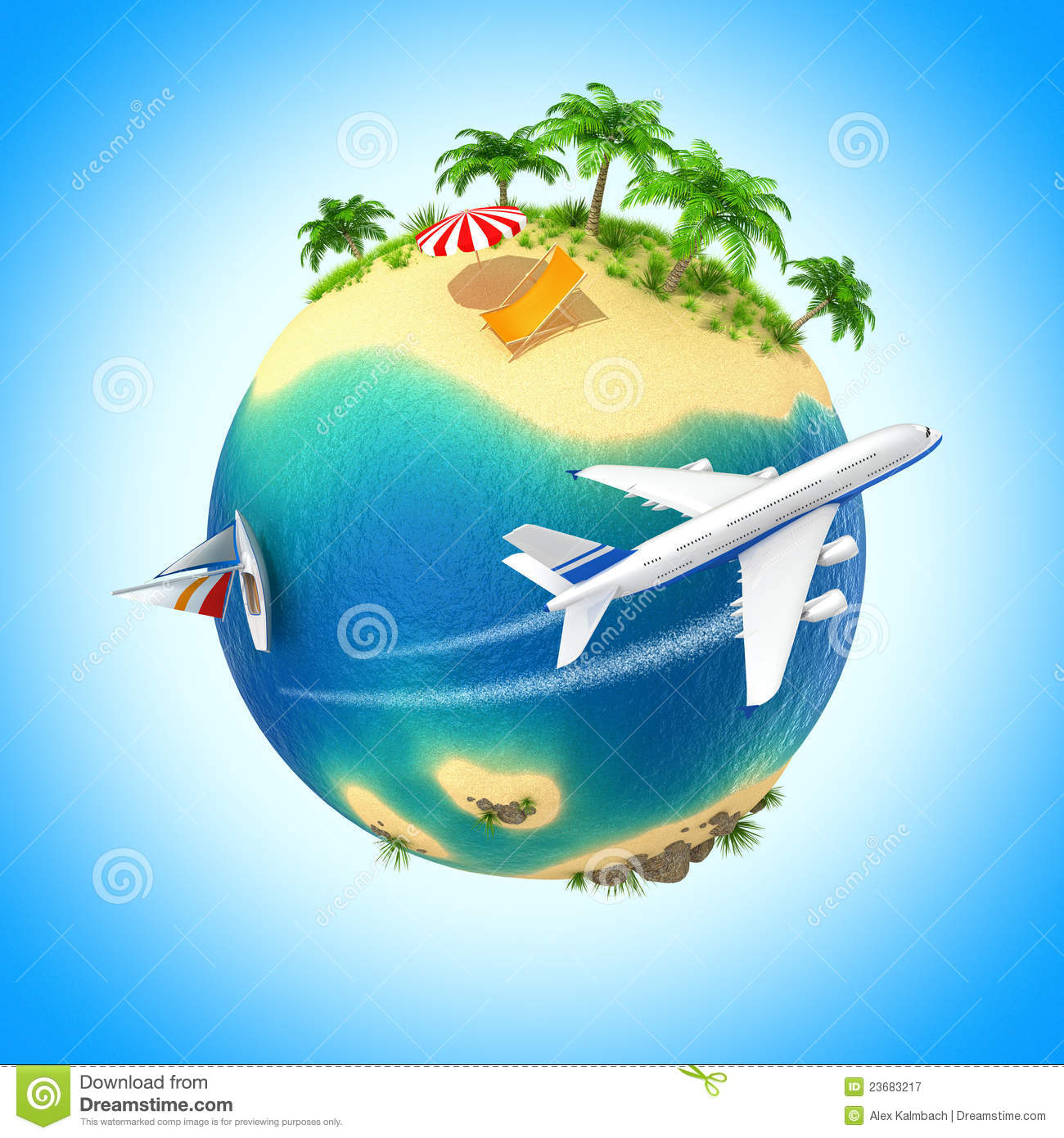 Tropical island clipart - Clipground