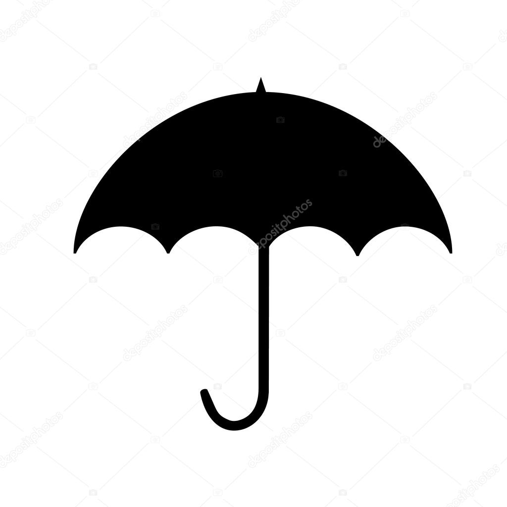 umbrella clipart black and white - photo #47