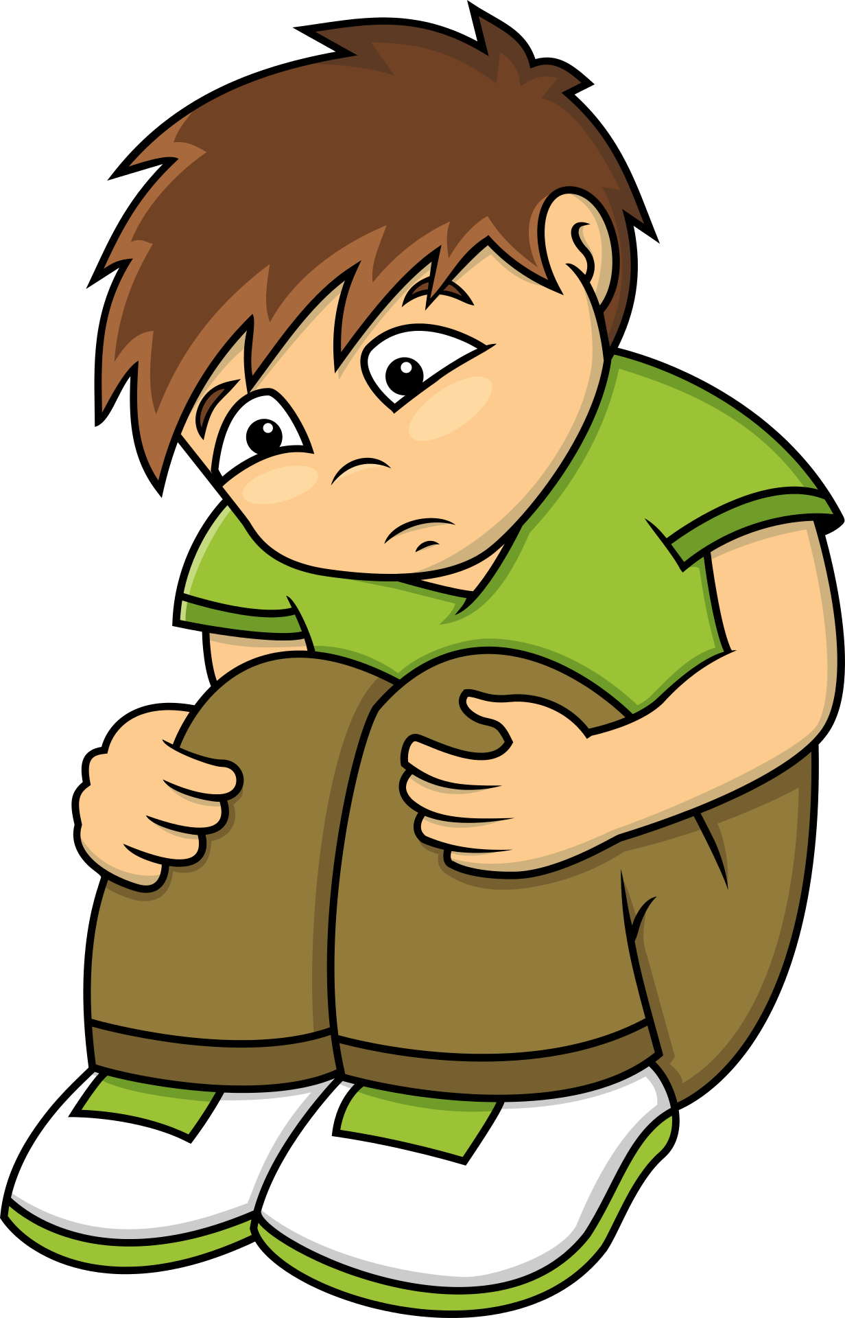 depressed person clipart