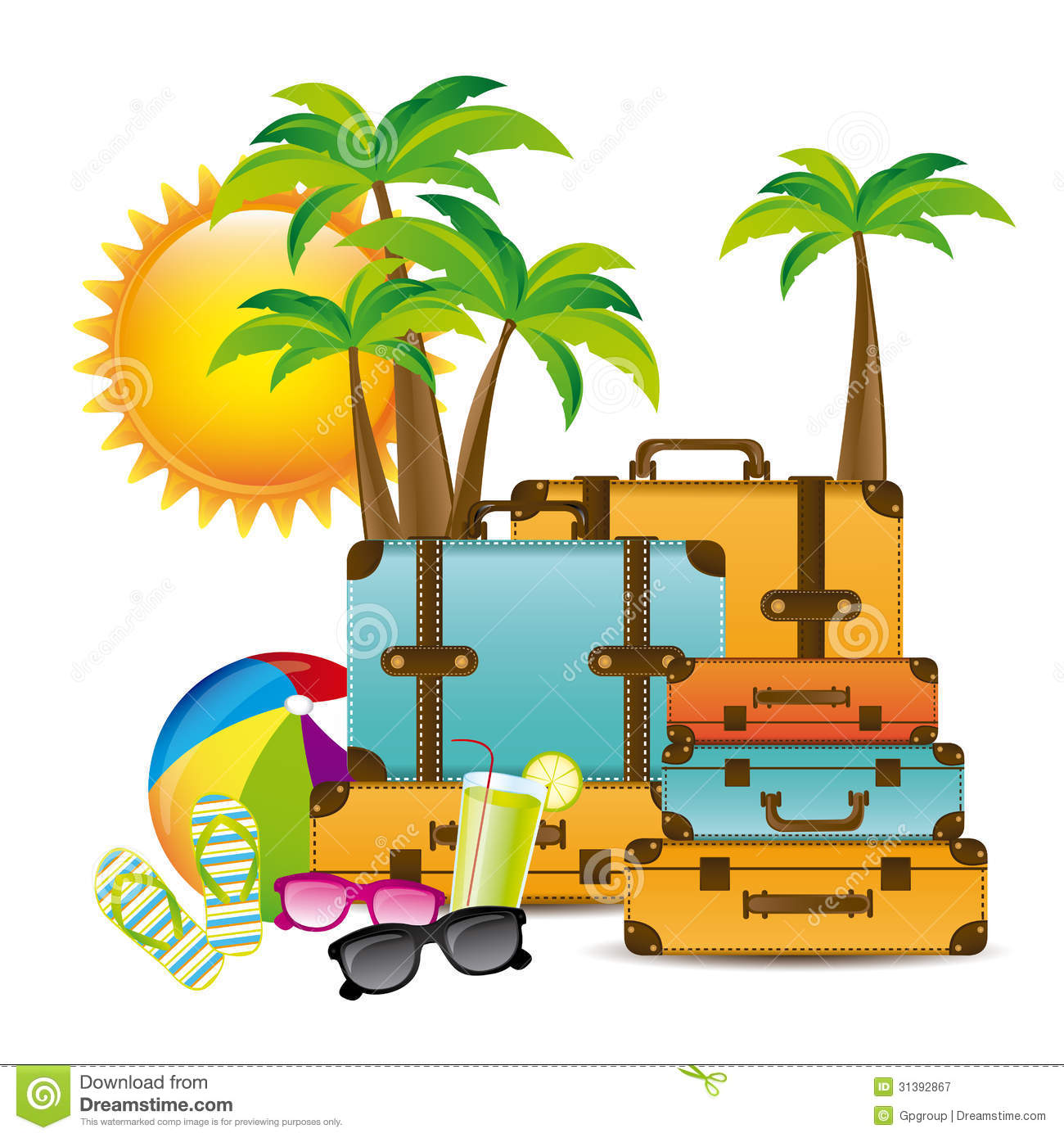 clipart for summer vacation - photo #24