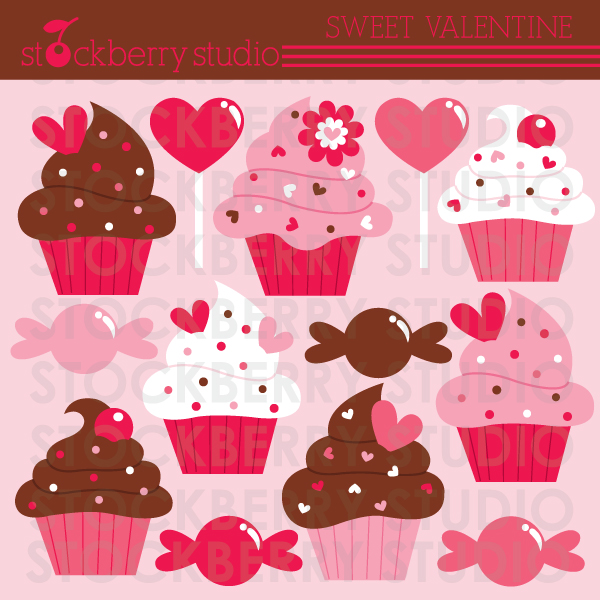valentine cupcake clipart - photo #39