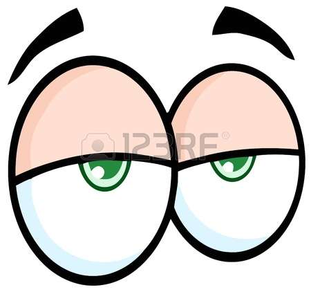 very tired eyes clipart - Clipground