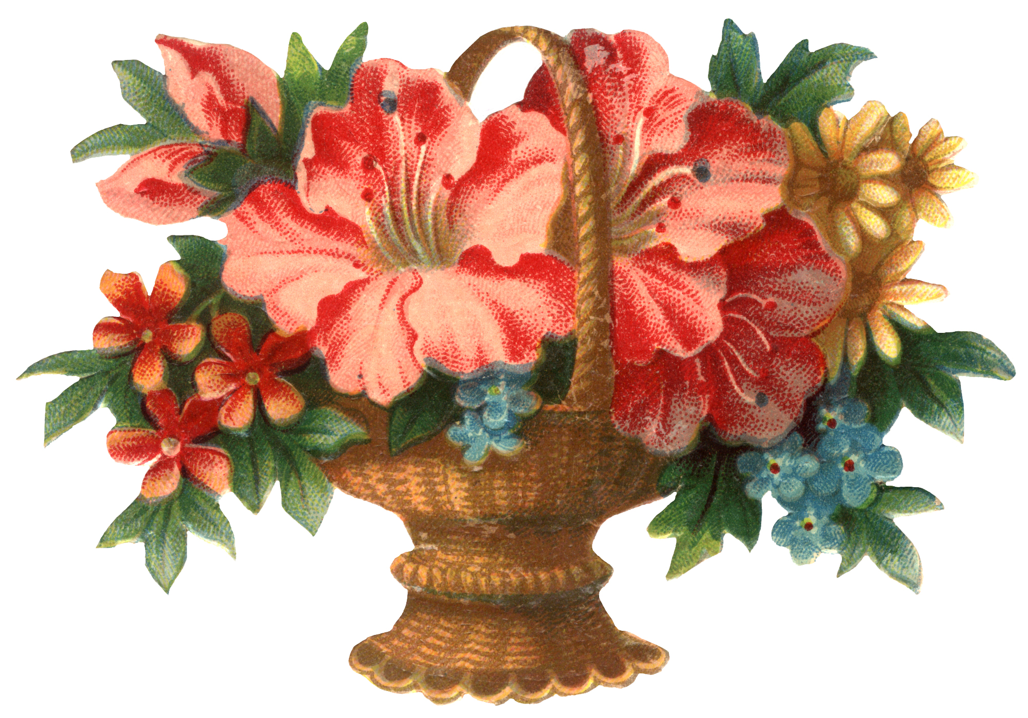 free victorian flower clip art - photo #9