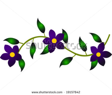 Vine flower clipart - Clipground