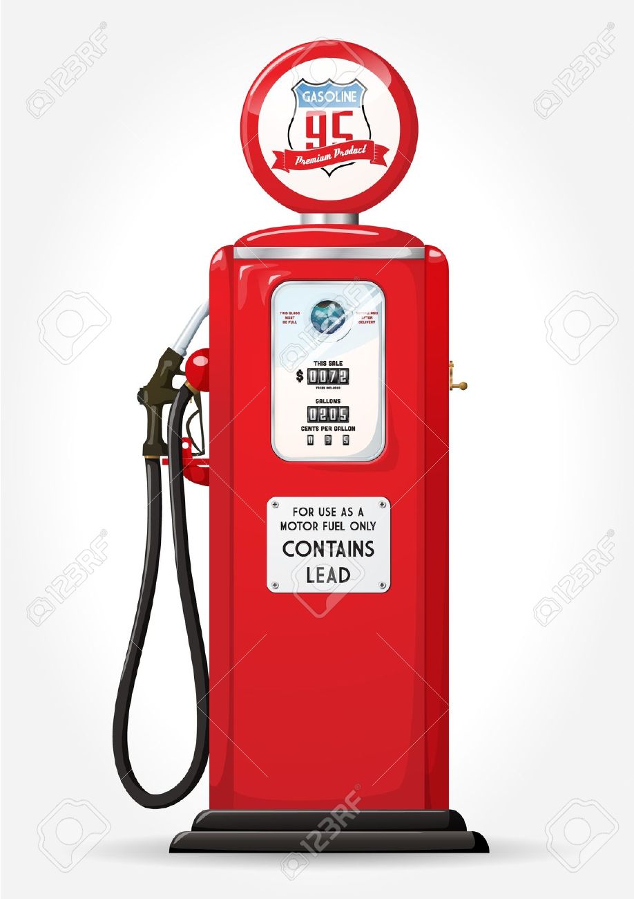 Vintage gas station clipart - Clipground