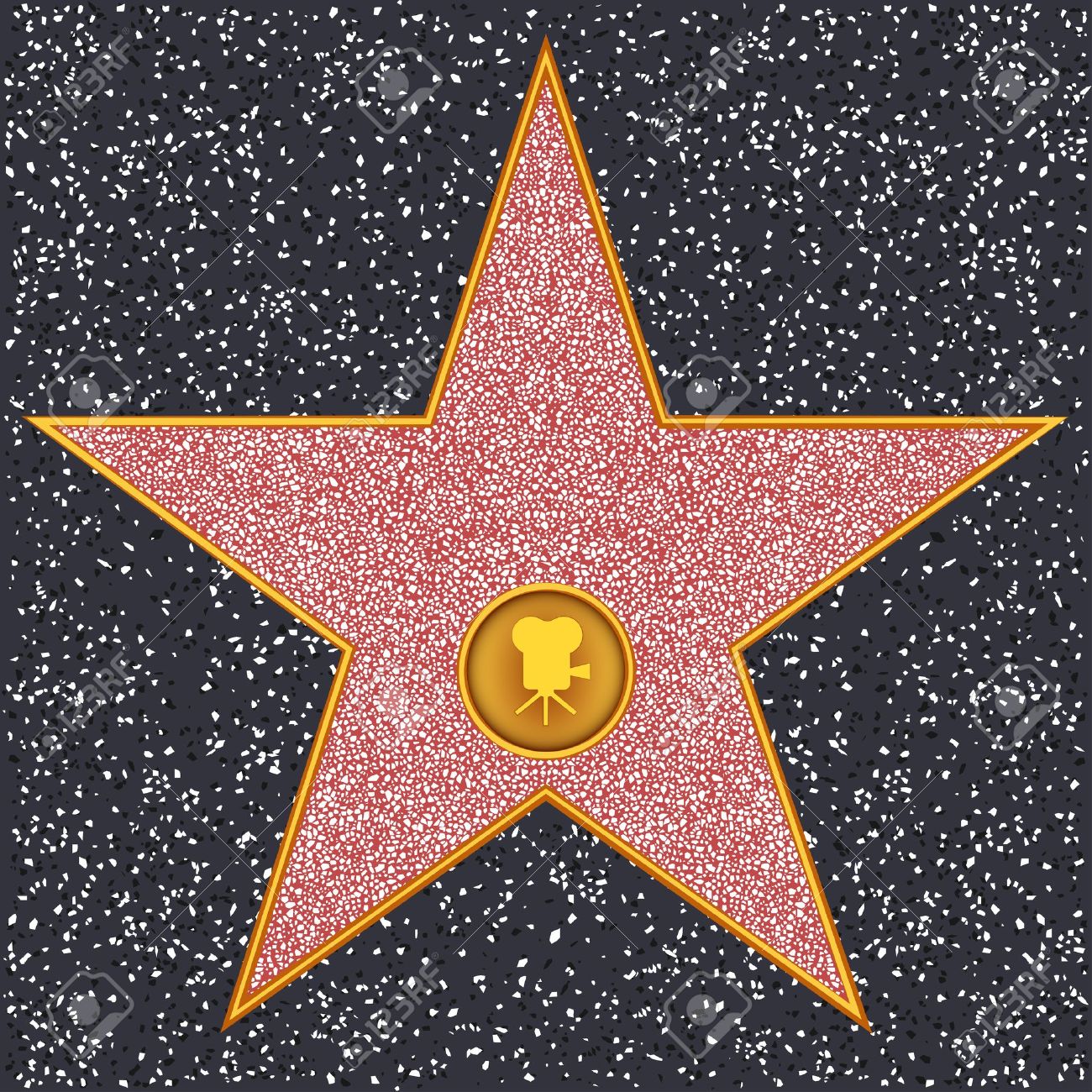 List 105+ Images hollywood walk of fame star clip art Updated