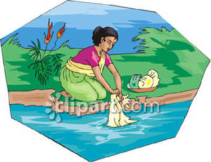 Washerwomen clipart - Clipground