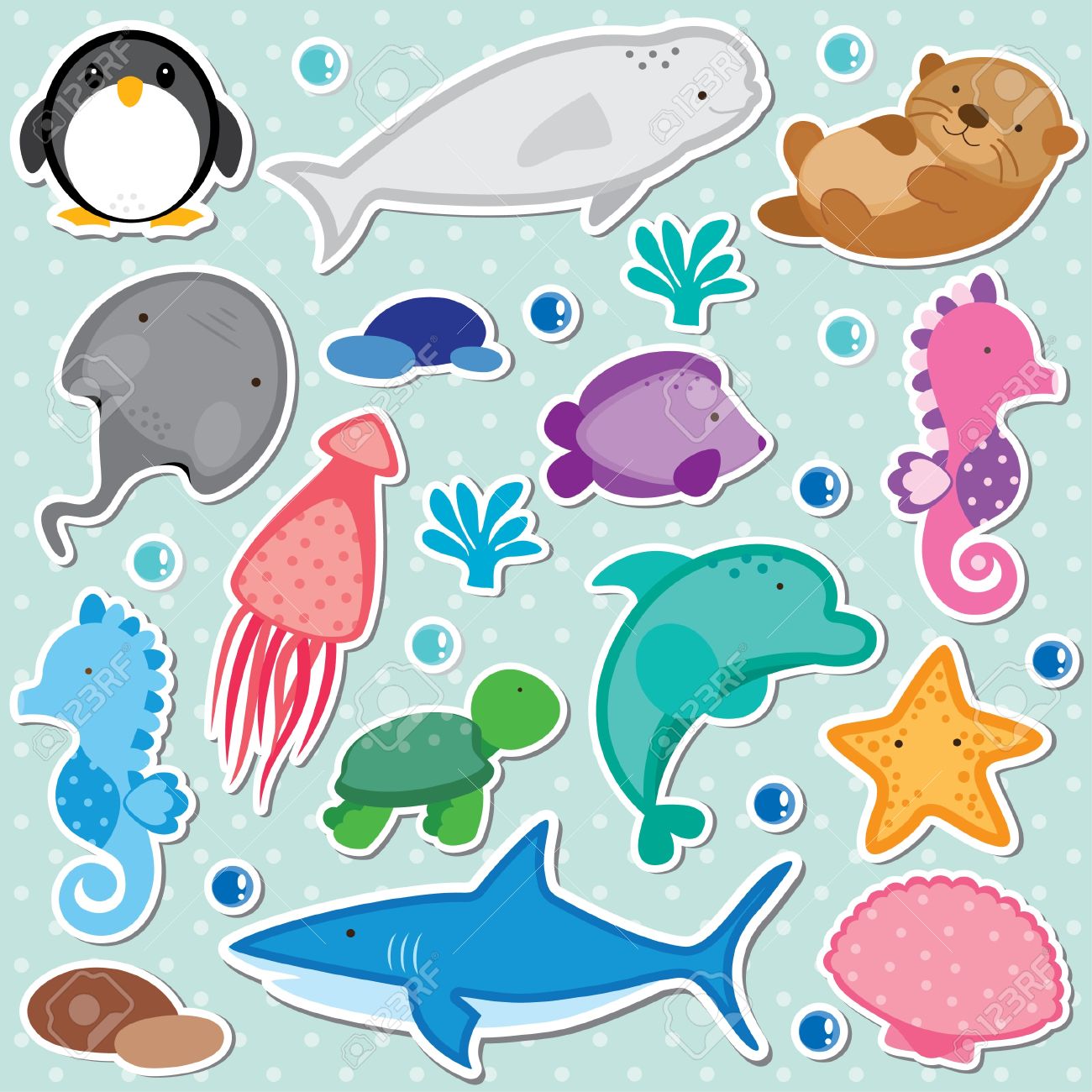 water animals clipart images - photo #16