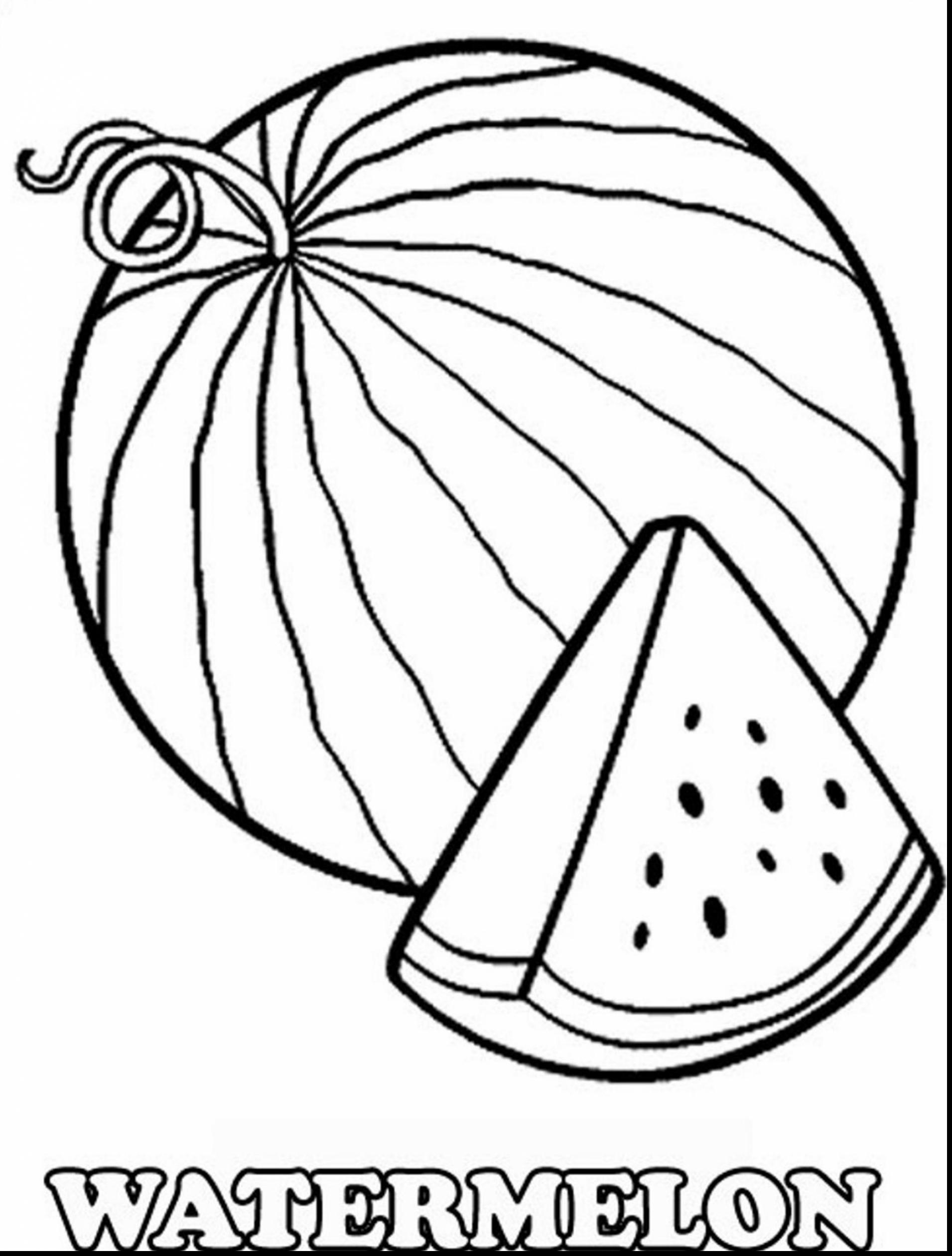 water melon clipart black and white - Clipground