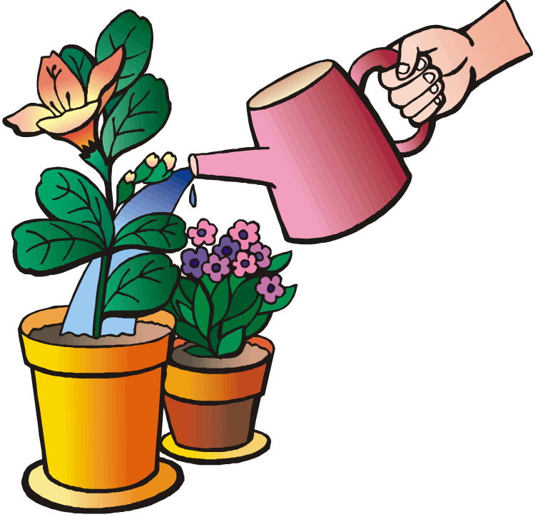 clipart watering plants - photo #29