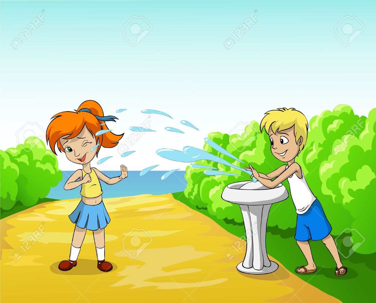 water play clipart - photo #25