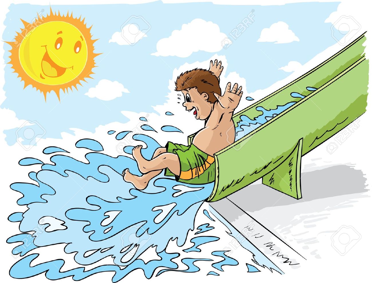clipart water slide - photo #29