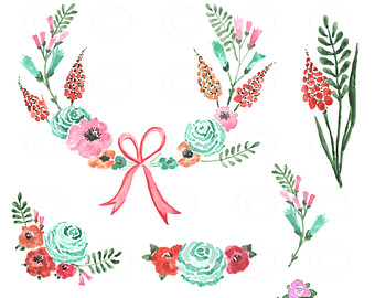 watercolor flower clipart png - Clipground