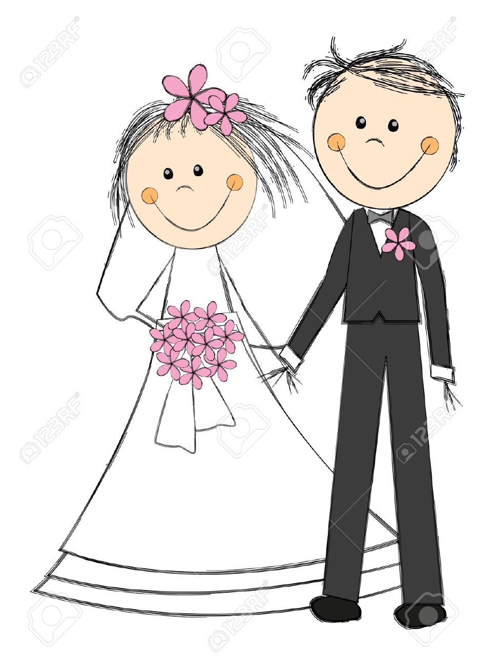 Wedding Couple Tractor Clipart Clipground