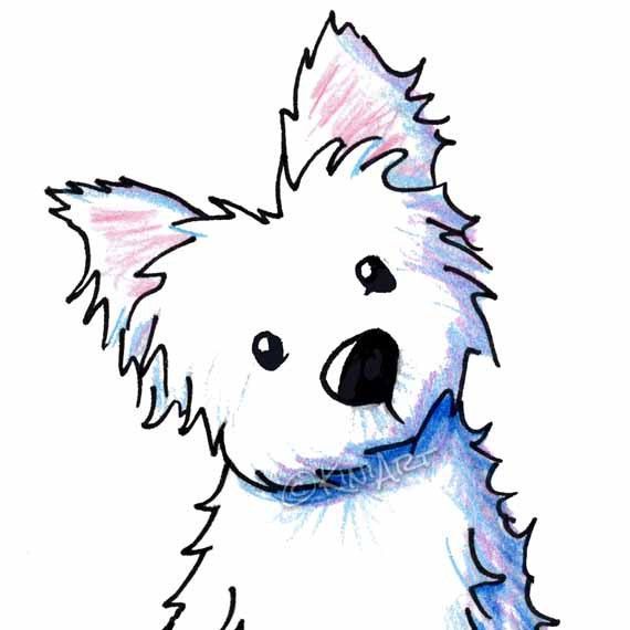 West highland white terrier clipart - Clipground