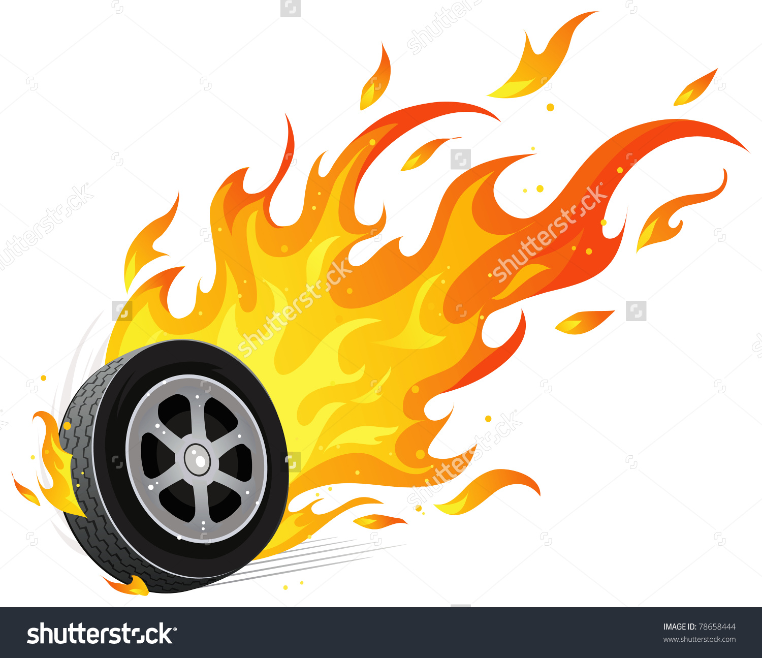 Wheel of fire clipart - Clipground